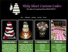 Tablet Screenshot of holysheetcustomcakes.com